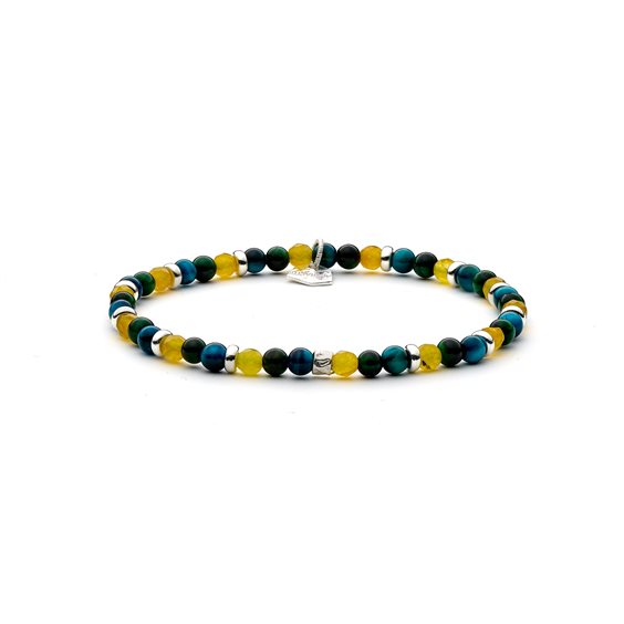 Bracciale Antracite Tris in Pietre dure BTR14 URBAN - BTR14 URBAN